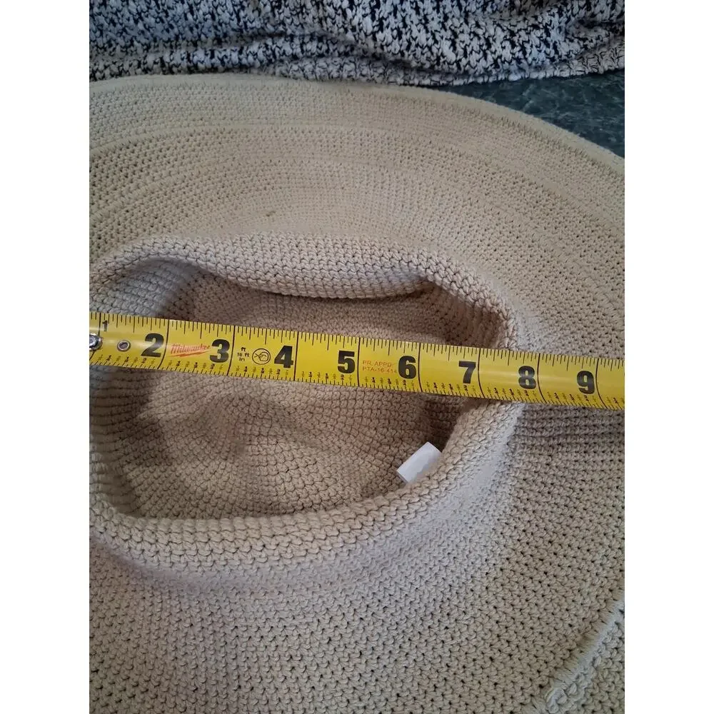 San Diego Hat Co Floppy Sun Hat Wide Brim Neutral Tan 100% Cotton Beach Summer - Picture 9 of 9